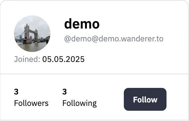 Follow user